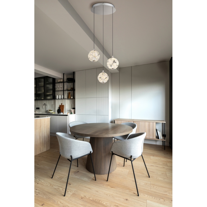 Globo - LED-pendel på wire LED/24W/230V