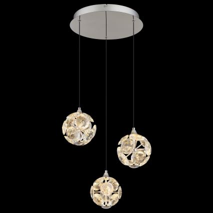 Globo - LED-pendel på wire LED/24W/230V