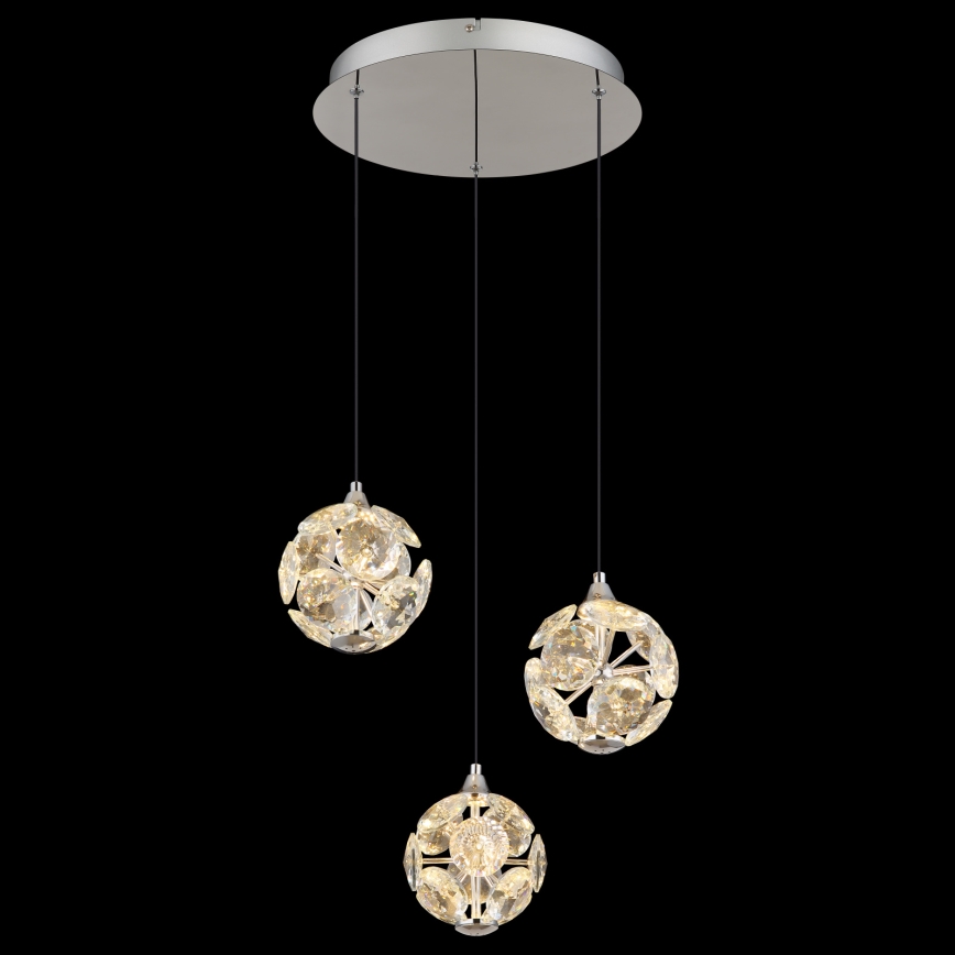 Globo - LED-pendel på wire LED/24W/230V
