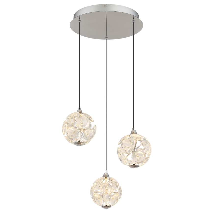 Globo - LED-pendel på wire LED/24W/230V