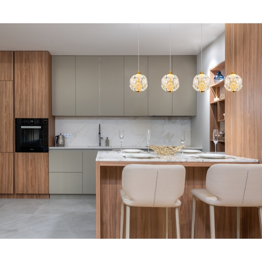 Globo - LED-pendel med kabelophæng LED/32W/230V 3000K guld