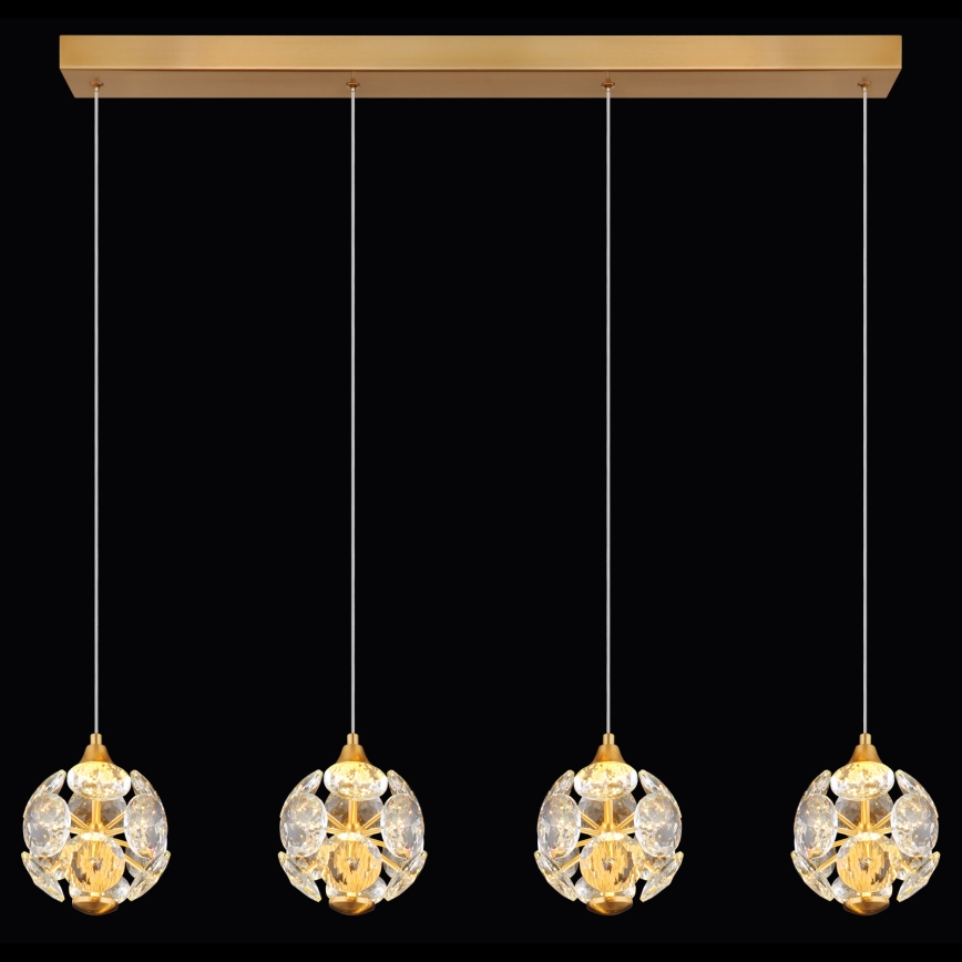 Globo - LED-pendel med kabelophæng LED/32W/230V 3000K guld