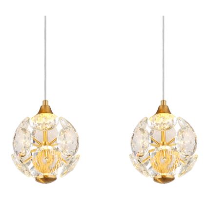 Globo - LED-pendel med kabelophæng LED/32W/230V 3000K guld