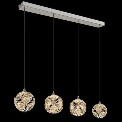 Globo - LED-lysekrone på wire LED/32W/230V