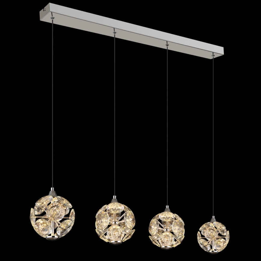 Globo - LED-lysekrone på wire LED/32W/230V