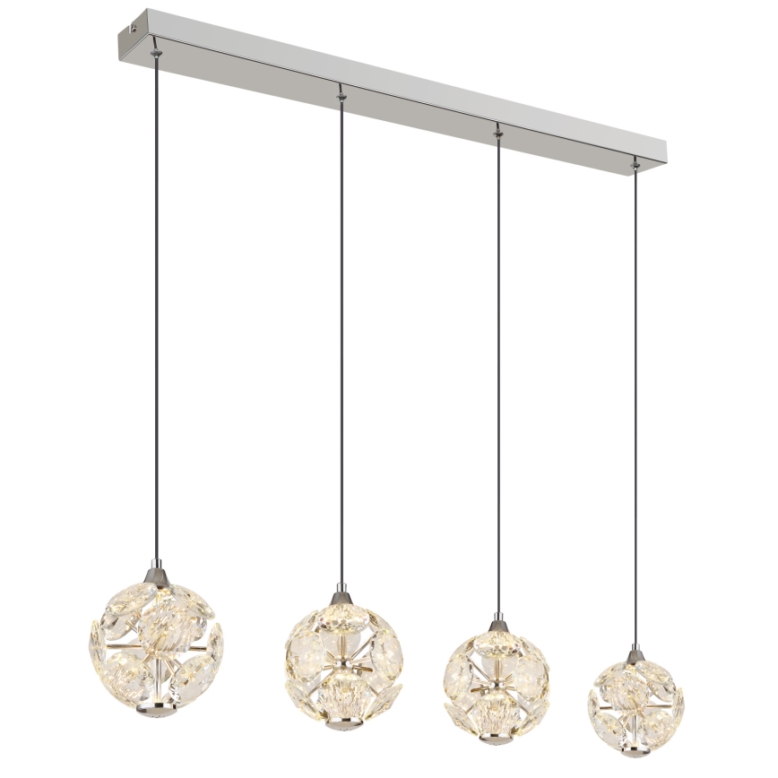 Globo - LED-lysekrone på wire LED/32W/230V