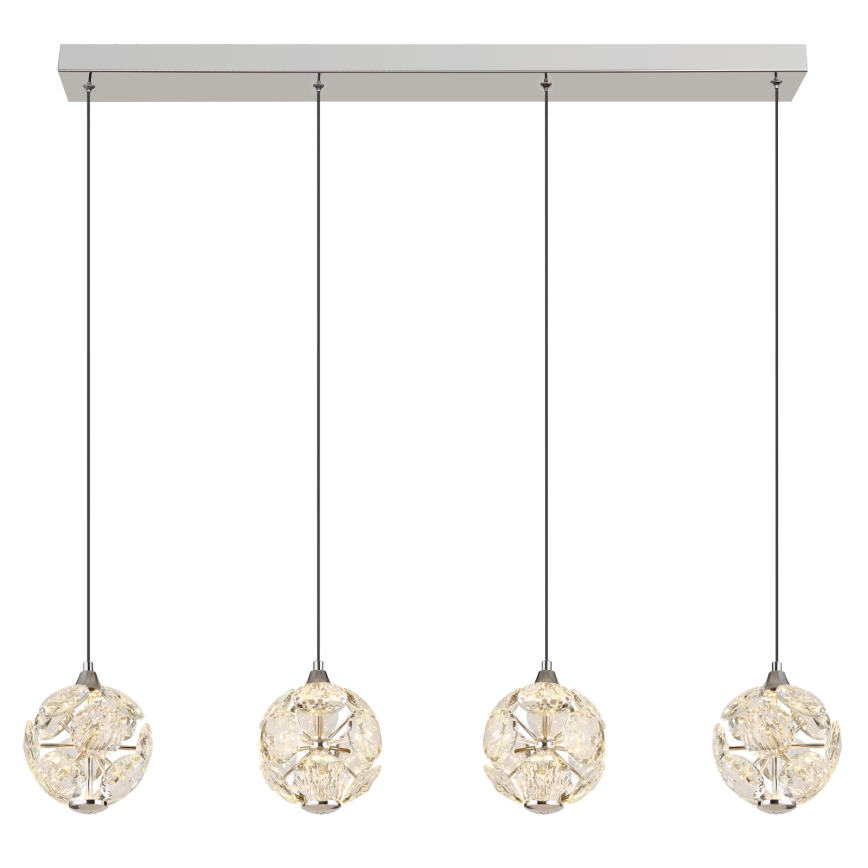 Globo - LED-lysekrone på wire LED/32W/230V