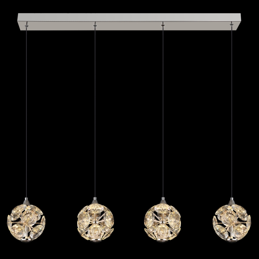 Globo - LED-lysekrone på wire LED/32W/230V
