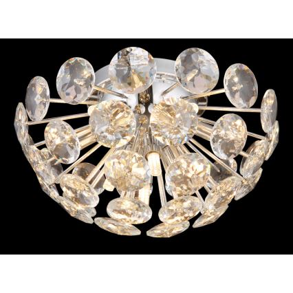 Globo - Loftlampe 10xG9/7W/230V skinnende krom diameter 39 cm