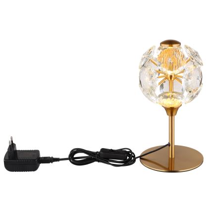 Globo - LED Bordlampe LED/8W/230V 3000K guldfarvet