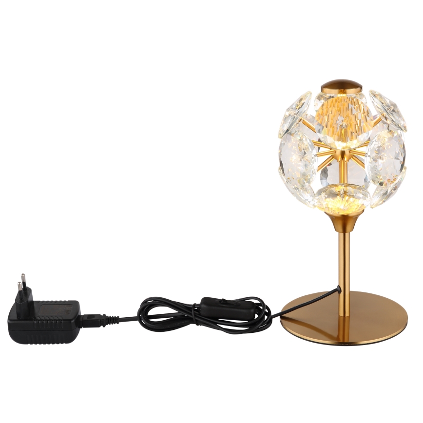 Globo - LED Bordlampe LED/8W/230V 3000K guldfarvet