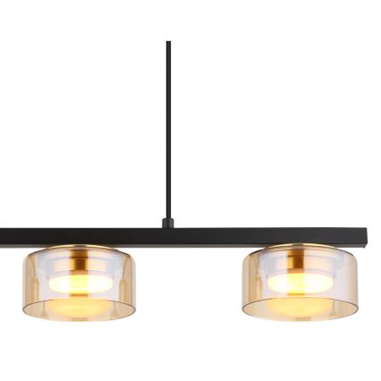 Globo - LED pendel 3xGX53/6W/230V røget/brun