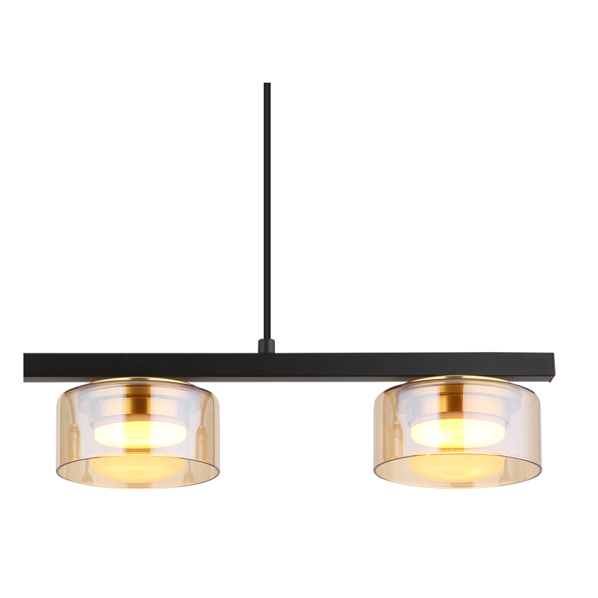 Globo - LED pendel 3xGX53/6W/230V røget/brun