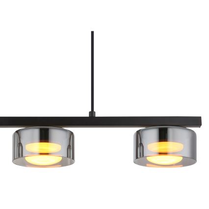 Globo - LED pendel 3xGX53/6W/230V røget/sort