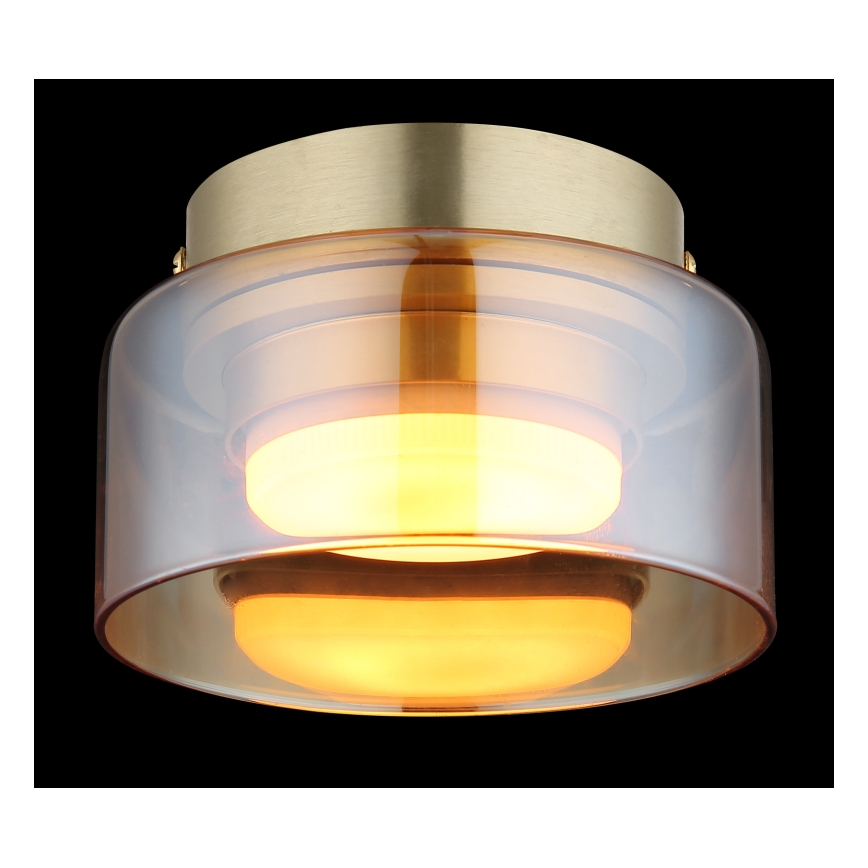 Globo - LED loftlampe 1xGX53/6W/230V diameter 13 cm røget/brun