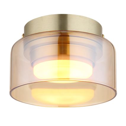 Globo - LED loftlampe 1xGX53/6W/230V diameter 13 cm røget/brun