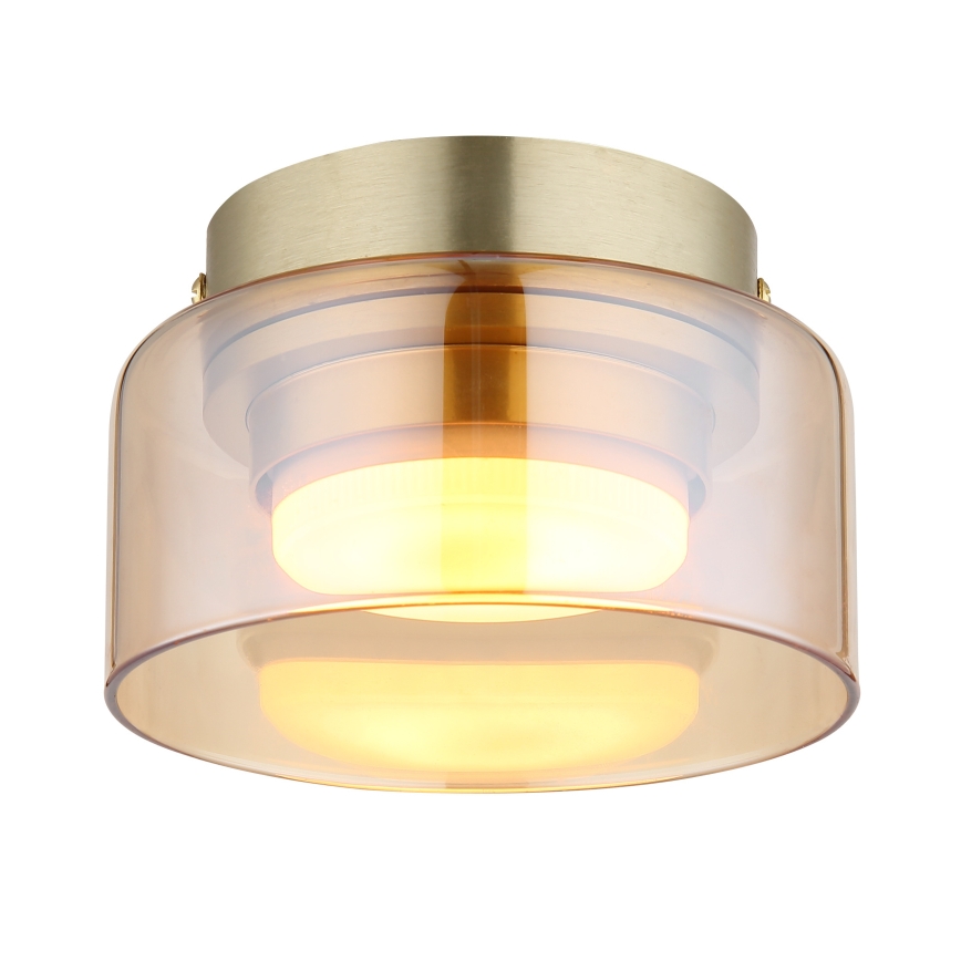 Globo - LED loftlampe 1xGX53/6W/230V diameter 13 cm røget/brun