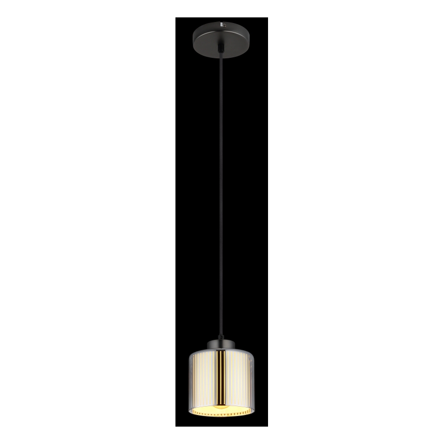 Globo - Pendel 1xE27/60W/230V skinnende krom diameter 14 cm