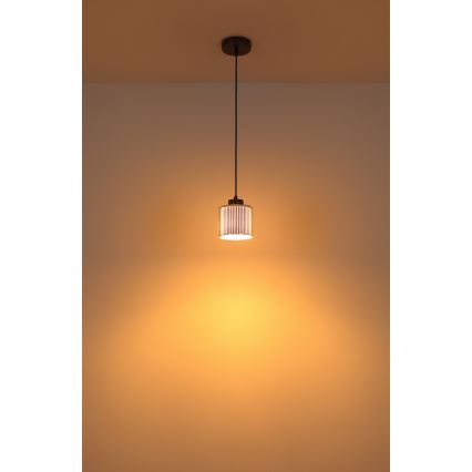 Globo - Pendel 1xE27/60W/230V skinnende krom diameter 14 cm