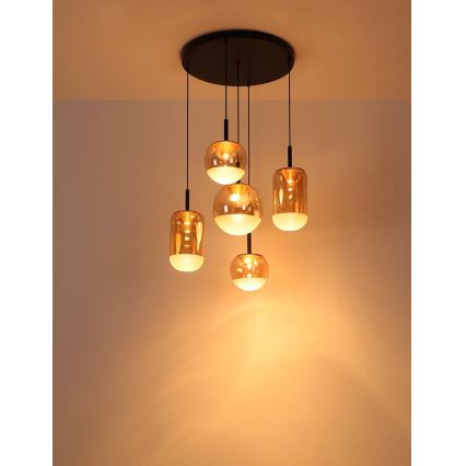 Globo - LED-pendel på wire LED/35W/230V