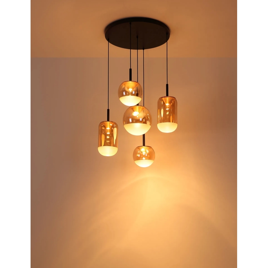 Globo - LED-pendel på wire LED/35W/230V
