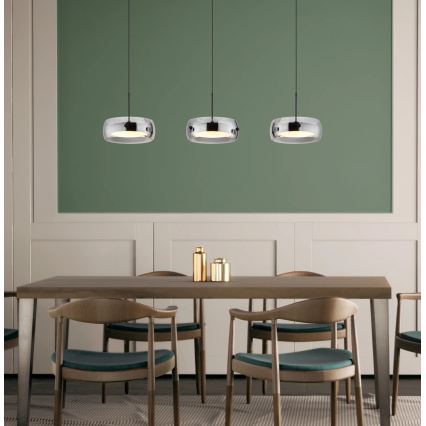 Globo - LED-lysekrone på kabel LED/30W/230V 3000K
