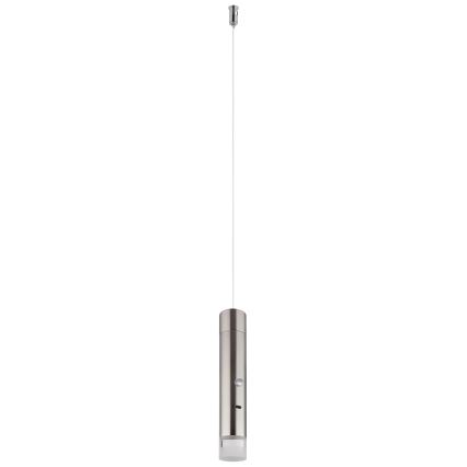 Globo - LED dæmpbar berøringsbetjent genopladelig lampe 2-i-1 LED/2W/230/5V mat krom