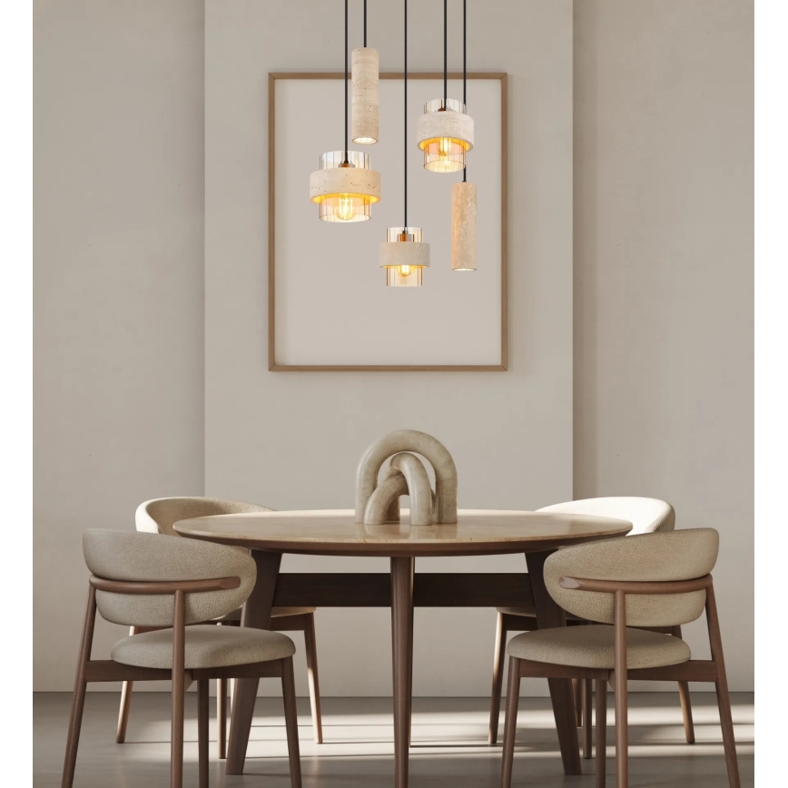 Globo - Loftlampe med wireophæng 3xE27/40W/230V + 2xGU10/10W