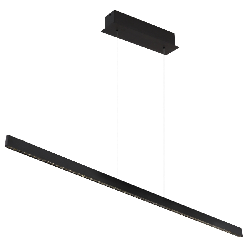 Globo - LED-dæmpbar pendel på wire med berøringsbetjening LED/43W/230V 4000K sort