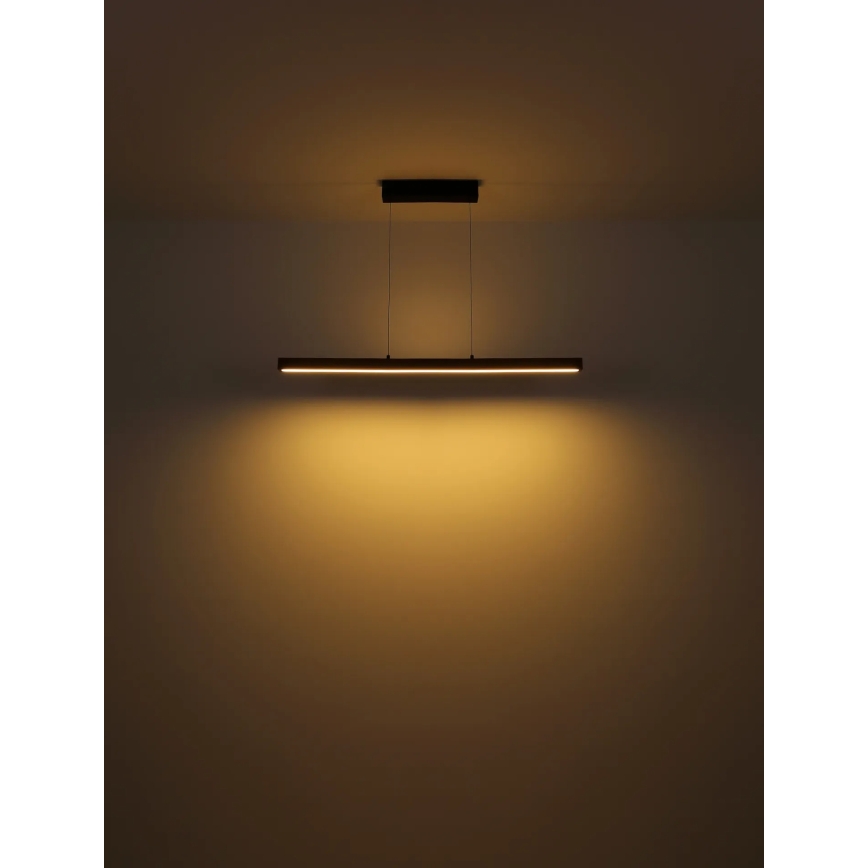 Globo - Dæmpbar LED-pendel med berøringsbetjening på kabel LED/24W/230V + LED/3W 3000K brun