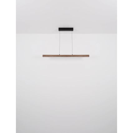 Globo - Dæmpbar LED-pendel med berøringsbetjening på kabel LED/24W/230V + LED/3W 3000K brun