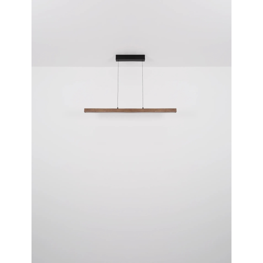 Globo - Dæmpbar LED-pendel med berøringsbetjening på kabel LED/24W/230V + LED/3W 3000K brun