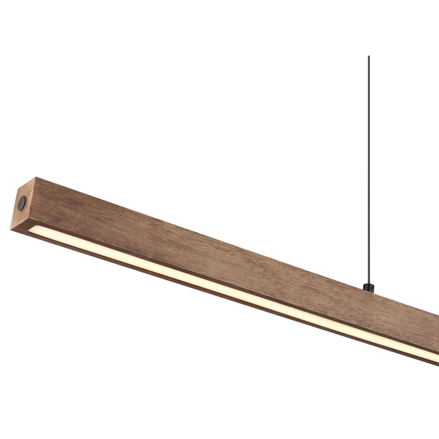 Globo - Dæmpbar LED-pendel med berøringsbetjening på kabel LED/24W/230V + LED/3W 3000K brun