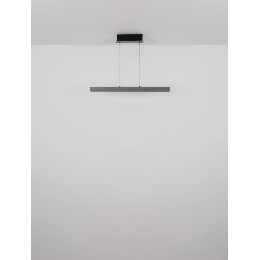 Globo - dæmpbar LED-pendel med touchstyring, ophængt på kabel, LED/39W/230V 2700/4000/6000K, grå