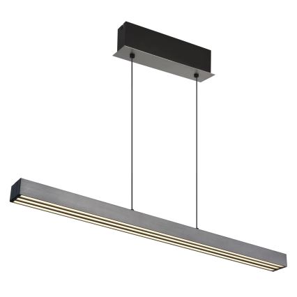 Globo - dæmpbar LED-pendel med touchstyring, ophængt på kabel, LED/39W/230V 2700/4000/6000K, grå