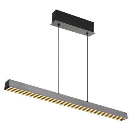 Globo - dæmpbar LED-pendel med touchstyring, ophængt på kabel, LED/39W/230V 2700/4000/6000K, grå