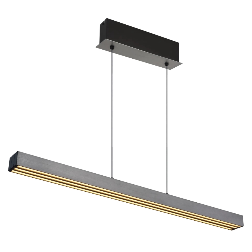 Globo - dæmpbar LED-pendel med touchstyring, ophængt på kabel, LED/39W/230V 2700/4000/6000K, grå