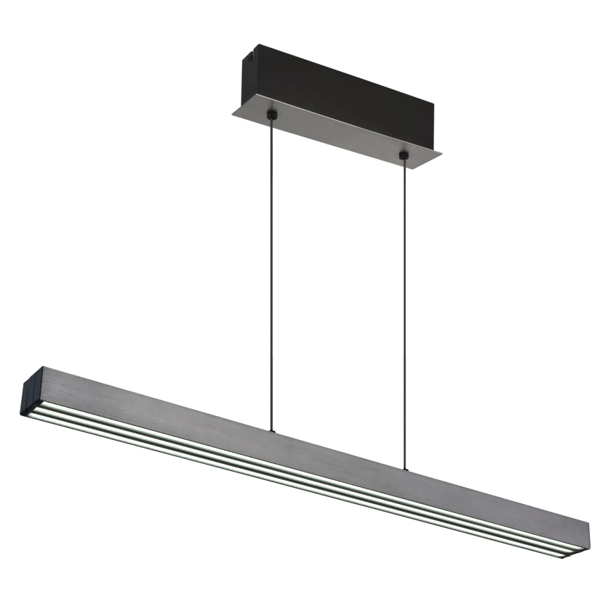 Globo - dæmpbar LED-pendel med touchstyring, ophængt på kabel, LED/39W/230V 2700/4000/6000K, grå