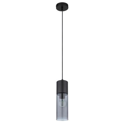 Globo - Pendel 1xE27/25W/230V diameter 10,5 cm sort