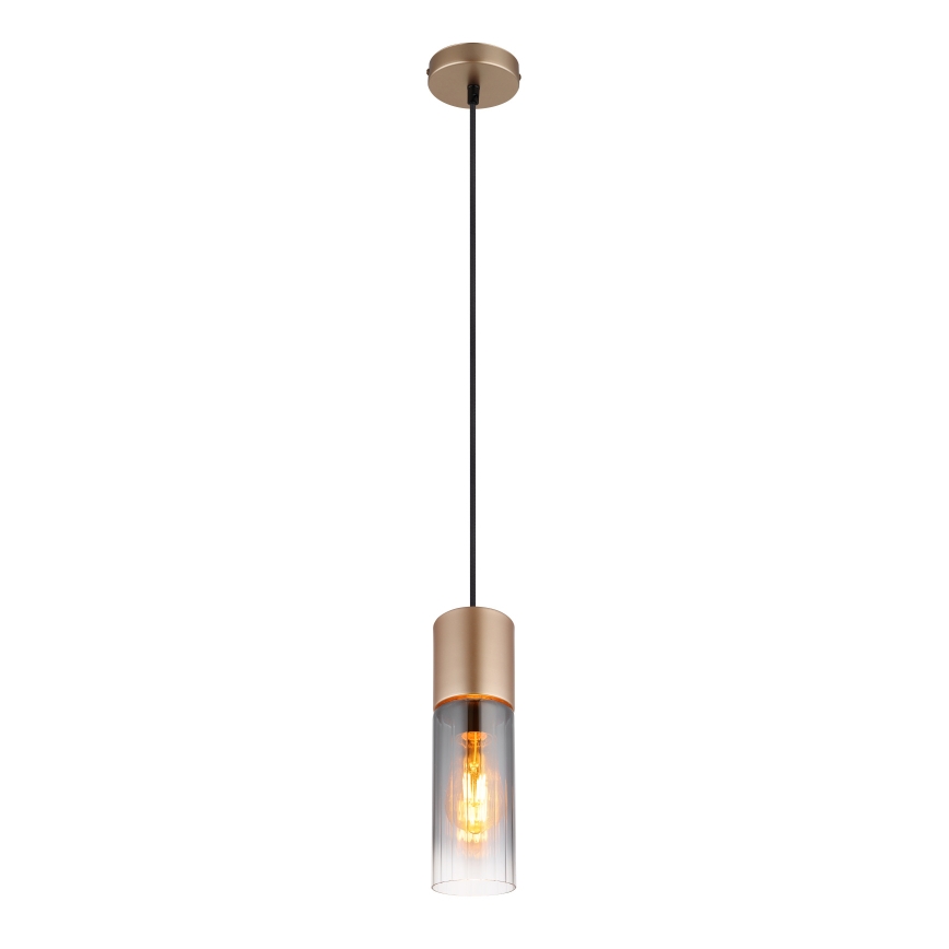 Globo - Pendel 1xE27/25W/230V bronze diameter 10 cm