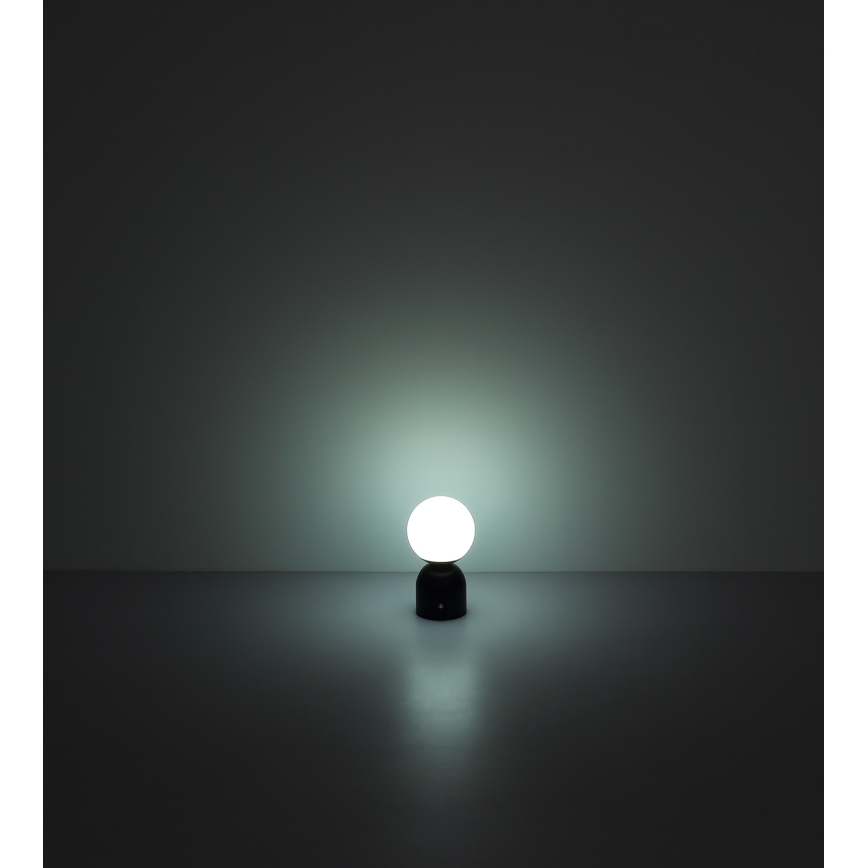 Globo - LED bordlampe m. touch-funktion dæmpbar LED/2,5W/3,7V 2700K/4000K/6500K 1800 mAh USB mat krom