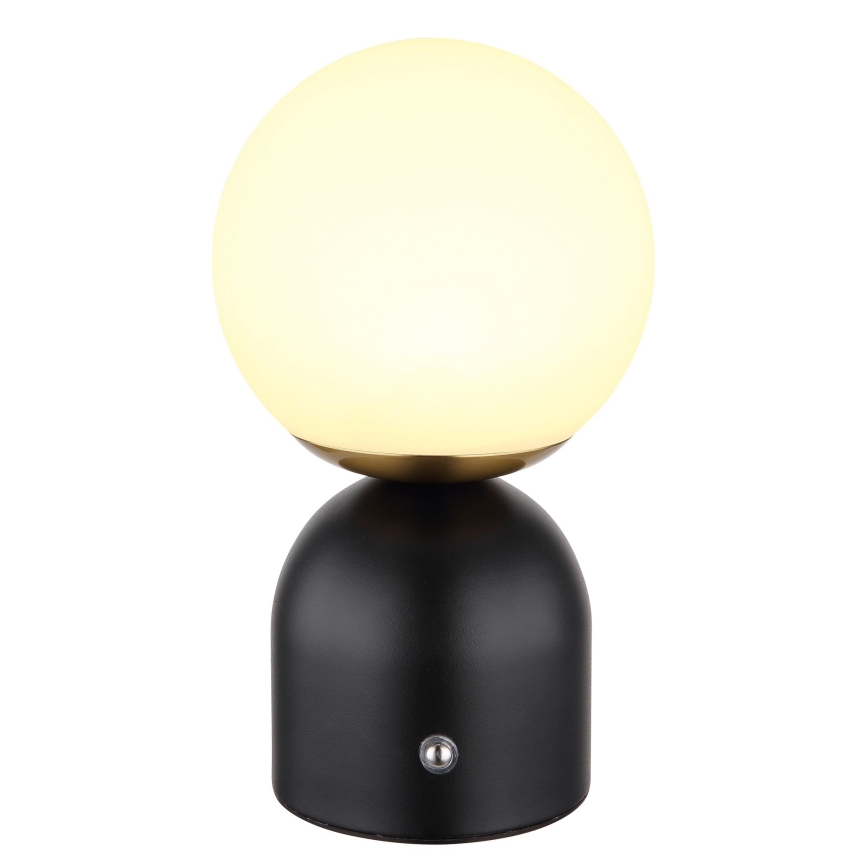 Globo - LED bordlampe m. touch-funktion dæmpbar LED/2W/5V 2700/4000/65000K 1800 mAh sort