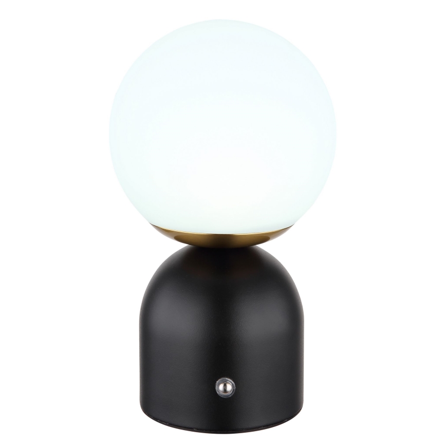 Globo - LED bordlampe m. touch-funktion dæmpbar LED/2W/5V 2700/4000/65000K 1800 mAh sort