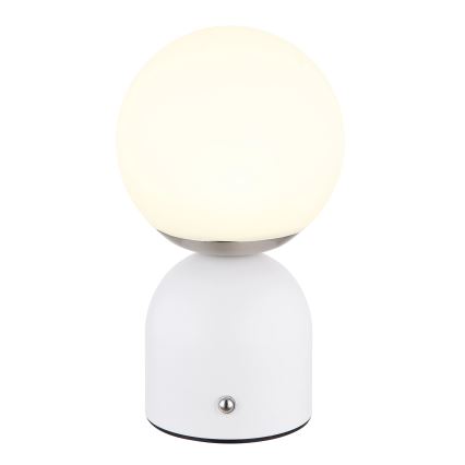 Globo - LED bordlampe m. touch-funktion dæmpbar LED/2W/5V 2700/4000/6500K 1800 mAh hvid