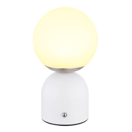 Globo - LED bordlampe m. touch-funktion dæmpbar LED/2W/5V 2700/4000/6500K 1800 mAh hvid