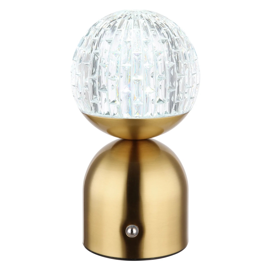 Globo - LED bordlampe m. touch-funktion dæmpbar LED/2,5W/3,7V 2700/4000/6500K 1800 mAh USB messing
