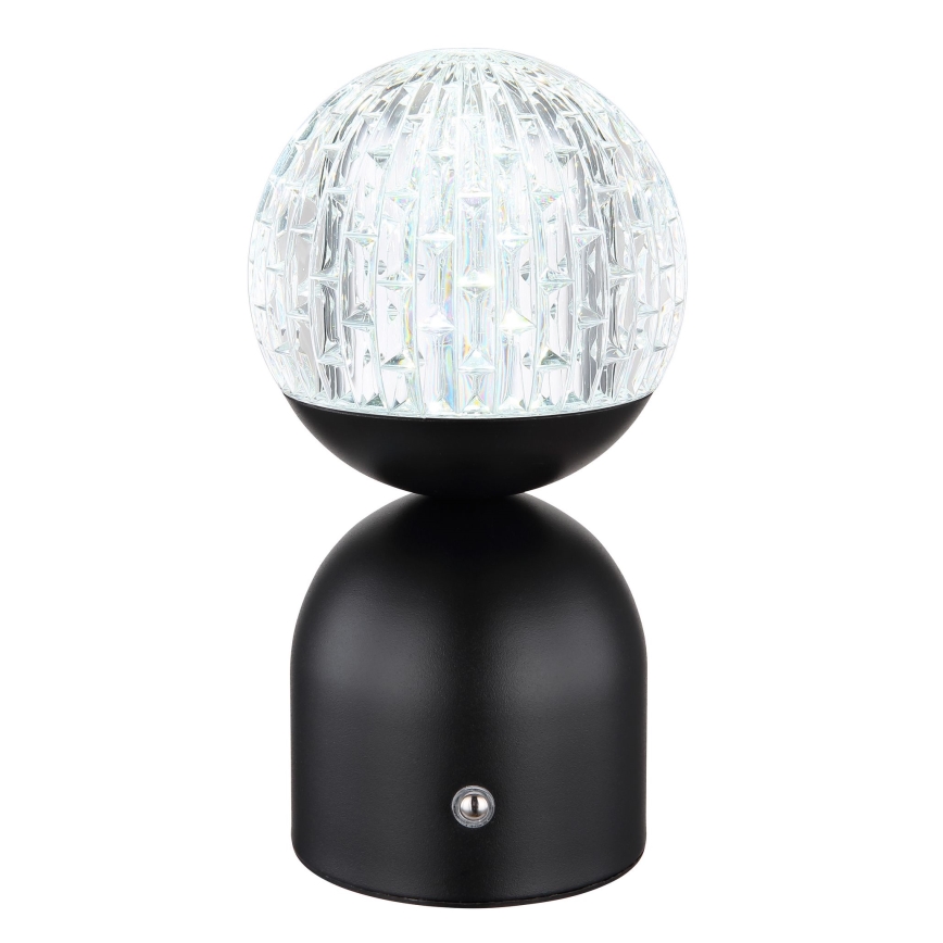 Globo - LED dæmpbar touch bordlampe LED/2,5W/3,7V 2700/4000/6500K 1800 mAh USB sort