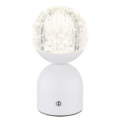 Globo - LED bordlampe m. touch-funktion dæmpbar LED/2W/5V 2700/4000/65000K 1800 mAh hvid