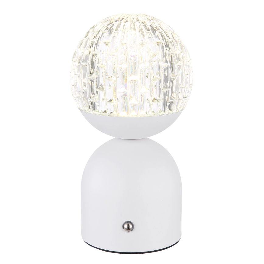Globo - LED bordlampe m. touch-funktion dæmpbar LED/2W/5V 2700/4000/65000K 1800 mAh hvid