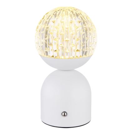 Globo - LED bordlampe m. touch-funktion dæmpbar LED/2W/5V 2700/4000/65000K 1800 mAh hvid